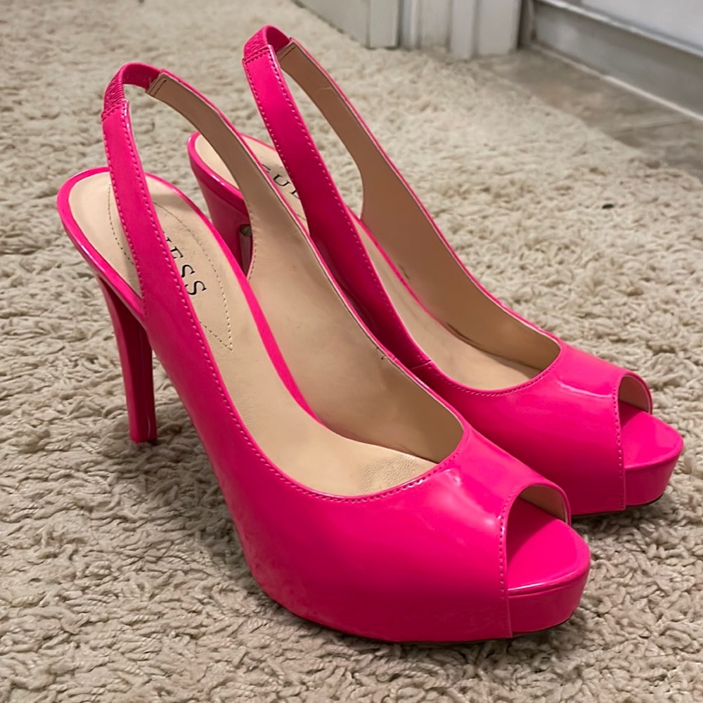 Pink Guess Heels